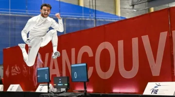 محمد السيد يحقق فوزاً مدوياً على منافسه الإسرائيلي ويتوج بذهبية كأس العالم لسلاح الإيبيه 1